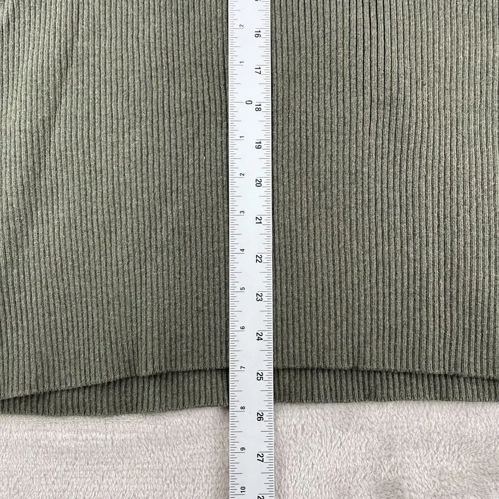 Banana Republic Utility‎ Sweater Men XL Green Hunting Military Shoulder Patches